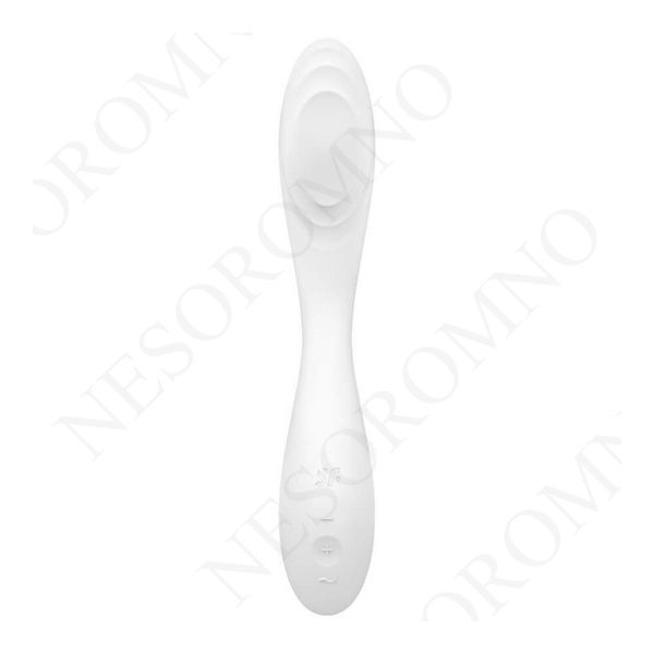 Вібратор із рухомою кулькою Satisfyer Rrrolling Pleasure для точкової стимуляції точки G, білий ST4043982 фото
