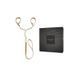 Наручники з повідцем Indiscrets MAZE - T-Restraints Black, подарункова упаковка BJ0204 фото 3