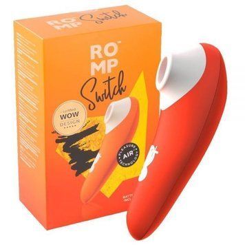 Кліторальний стимулятор Romp Switch на батарейках, помаранчевий W44066 фото