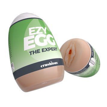 Мастурбатор-яйце, вагіна CRUSHIOUS EZY EGG THE Expert, реалістичний EX53193 фото