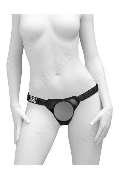 Трусики для страпону Pipedream Body Dock Elite Mini Harness, чорні P23052 фото