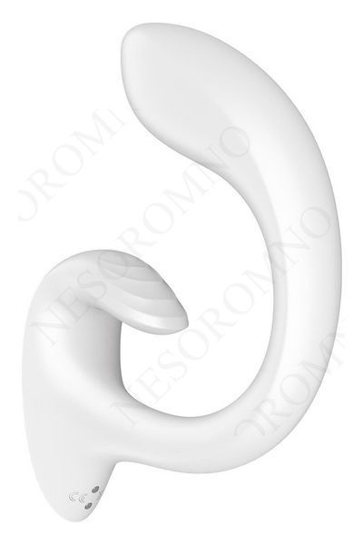 Вібратор подвійної стимуляції Satisfyer G for Goddess 1 точки G та клітора, білий ST4065885 фото