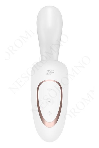Вібратор подвійної стимуляції Satisfyer G for Goddess 1 точки G та клітора, білий ST4065885 фото