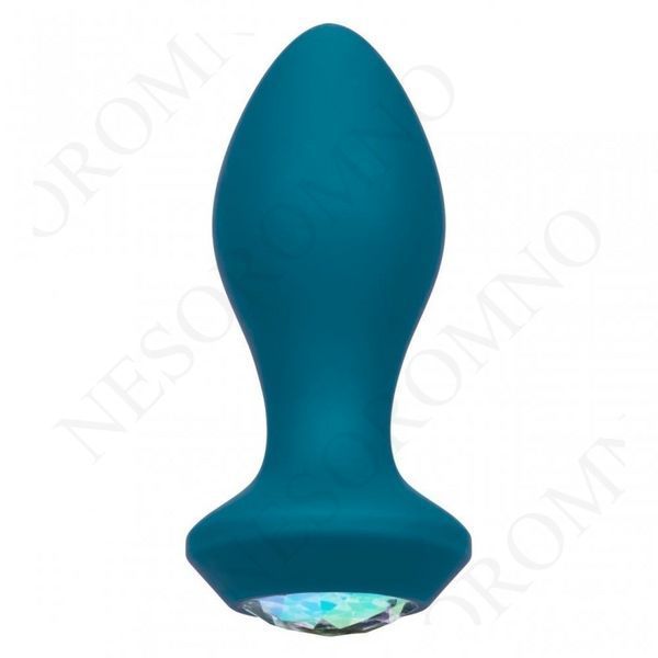 Анальна пробка із вібрацією Vibrating Crystal Probe Блакитна California Exotic CE13686 /Блакитна фото