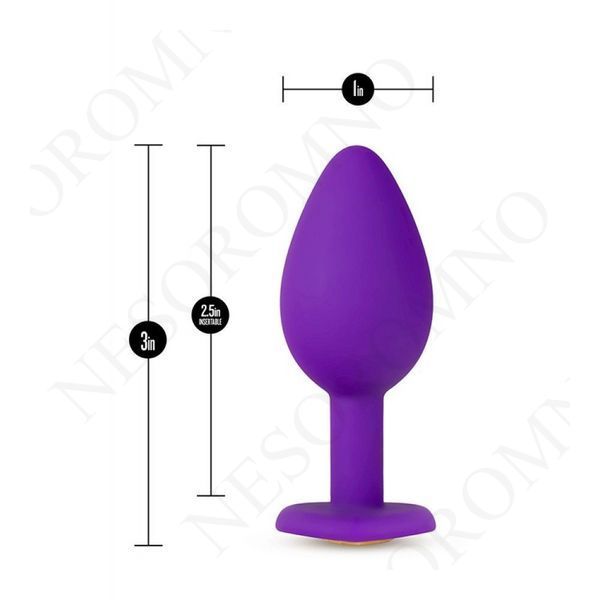 Анальна пробка з каменем BlushTEMPTASIA BLING PLUG SMALL PURPLE T331310 фото