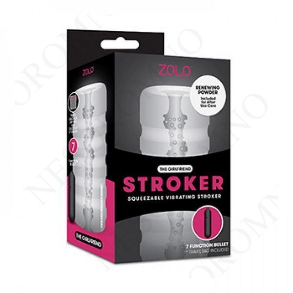 Мастурбатор із вібро ZOLO GIRLFRIEND SQUEEZABLE VIBR. STROKER T670032 фото