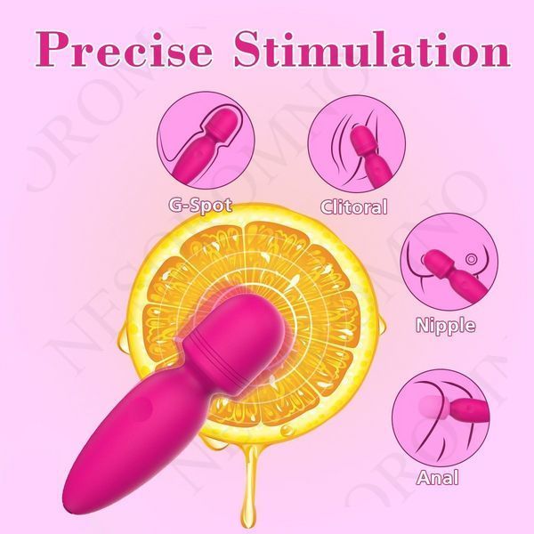 Міні-вібратор мікрофон Every Night Toys Amy рожевий, 10 режимів вібрації 42081 /YAI043mini фото