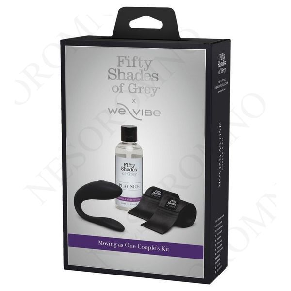 Набір з парним вібратором Sync Lite We-Vibe та Moving As One від Fifty Shades of Grey, чорний WV85113 фото