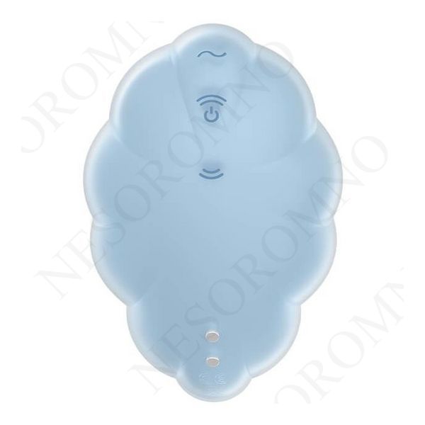 Вібратор Satisfyer Cloud Dancer із вакуумною стимуляцією клітора, блакитний EX25087 фото
