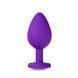 Анальна пробка з каменем BlushTEMPTASIA BLING PLUG SMALL PURPLE T331310 фото 1